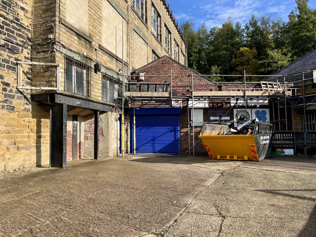 The outside of the mill leading to Aston Boxing Club